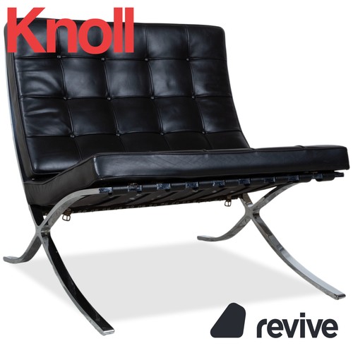 Knoll barcelona chair leder - barcelona,
