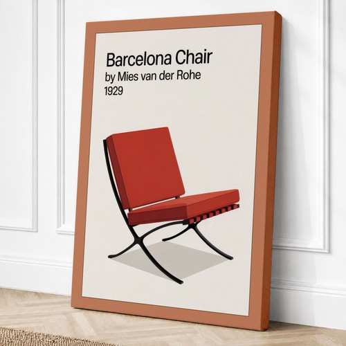 Barcelona stuhl modernist mid - stuhl,
