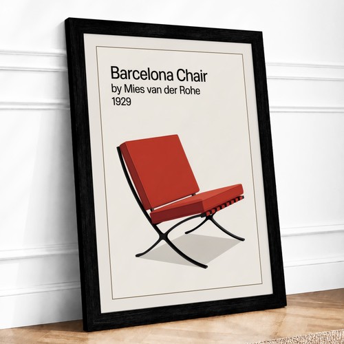 Barcelona stuhl modernist mid - modernist,